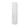 Imperio Porto - Tall Bathroom Storage Unit - Gloss White