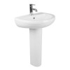 Lima 560mm Basin with Full Pedestal