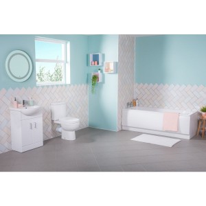 Lima Bathroom Suite with Vanity Unit