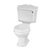 Abbey Traditional Close Coupled Toilet with Soft Close Seat