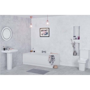 Avola Bathroom Suite with 1700mm Bath