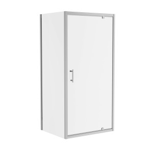 Ennerdale 900mm Pivot Door with 800mm Side Panel - Chrome
