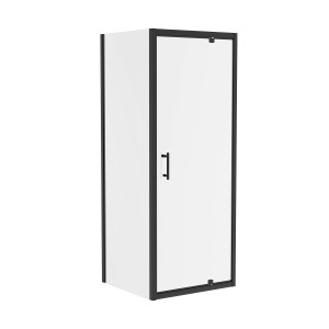 Ennerdale 760mm Pivot Door with 760mm Side Panel - Black
