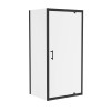 Ennerdale 1000mm Pivot Door with 760mm Side Panel - Black