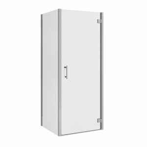 Ennerdale 760mm Hinged Door with 760mm Side Panel - Chrome