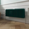 Bern 300 x 1010mm Blue Green Triple Horizontal Column Radiator