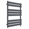Juva 800 x 600mm Sand Grey Flat Panel Simple Electric Heated Towel Rail