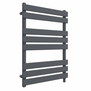 Juva 800 x 600mm Sand Grey Flat Panel Simple Electric Heated Towel Rail
