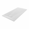 Terra - 1600x800mm Slate Effect Rectangle Shower Tray White