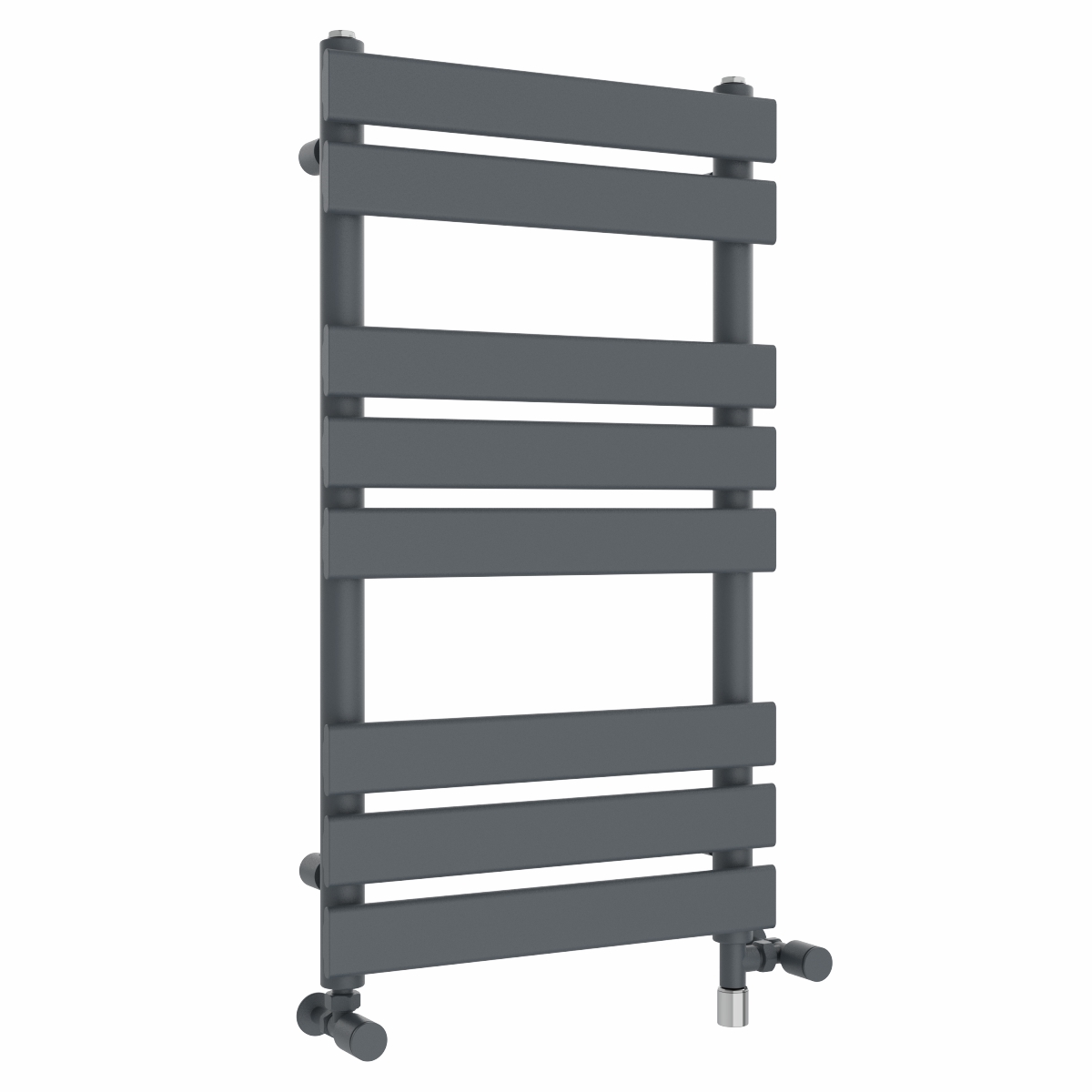 Juva 800 x 450mm Dual Fuel Sand Grey Flat Panel Simple Electric Heated Towel Rail