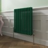 Bern 600 x 605mm Moss Green Double Horizontal Column Radiator
