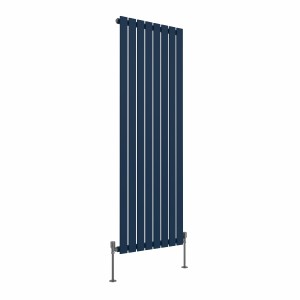 Karlstad 1600 x 546mm Sapphire Blue Single Vertical Flat Panel Designer Radiator