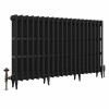 Classic Black Primered Finish Triple Column Cast Iron Radiator - Choice of Size