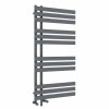 Koli 1200 x 600mm Dual Fuel Anthracite Simple Electric Heated Towel Rail