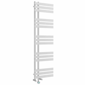 Koli 1600 x 450mm Dual Fuel Chrome Thermostatic Touch Control Electric Heated Towel Rail