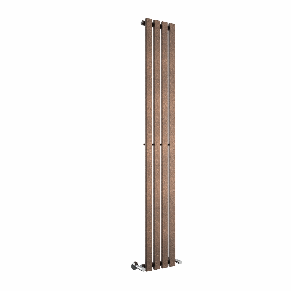 Lulea 1800 x 270mm Black Copper Single Vertical Flat Panel Designer Radiator