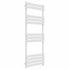 Juva 1600 x 600 mm White Flat Panel Simple Electric Heated Towel Rail