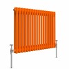 Bern 600 x 830mm Bright Orange Double Horizontal Column Radiator
