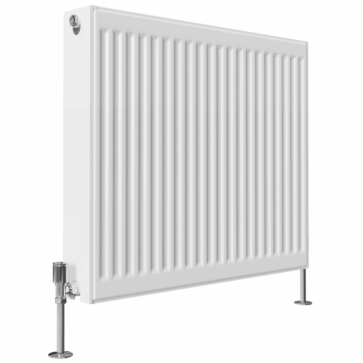 Type 22 H600 x W700 mm Compact Double Convector Radiator - White