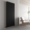 Carisa Nemo Double 1800 x 660mm Black Designer Aluminium Radiator