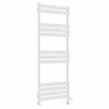 Juva 1600 x 600 mm Dual Fuel White Flat Panel Thermostatic Touch Control Wifi Electric Heated Towel Rail