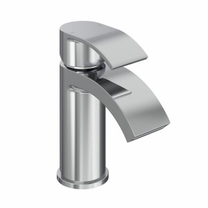 Flow Modern Basin Mixer Tap - Chrome