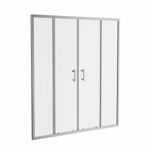 Ennerdale - 1700mm Double Sliding Shower Door - Chrome