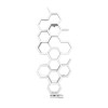 Terma Hex Designer Radiator 1220 x 486 - Matt White