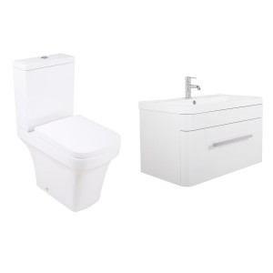 Avola Toilet & Vanity Unit Cloakroom Suite