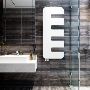 Carisa Rex 1200 x 490mm White Designer Steel Radiator