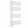Koli 1200 x 600mm Dual Fuel White Thermostatic Touch Control Electric Heated Towel Rail