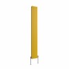 Norden 1800 x 237mm Zinc Yellow Double Oval Column Vertical Designer Radiator