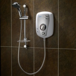 Triton T100XR Electric Shower 10.5kW - White/Satin