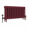 Classic  450 x 778mm  Farrow & Ball Eating Room Red Triple Column Cast Iron Radiator - 12 Sections