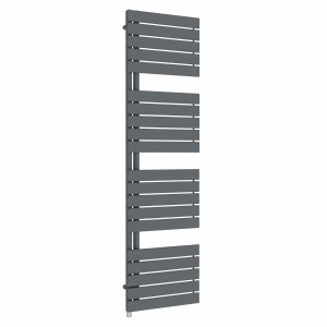 Kristiansund 1800 x 500mm Anthracite Simple Electric Heated Towel Rail