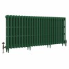 Classic  745 x 1646mm Farrow & Ball Duck Green Triple Column Cast Iron Radiator - 26 Sections