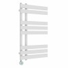 Koli 800 x 450mm White Thermostatic Touch Control Wifi Electric Heated Towel Rail