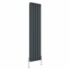 Bern 1800 x 470mm Anthracite Triple Vertical Column Radiator