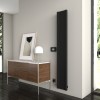 Carisa Boreas B 1800 x 276mm Black Designer Aluminium Electric Radiator