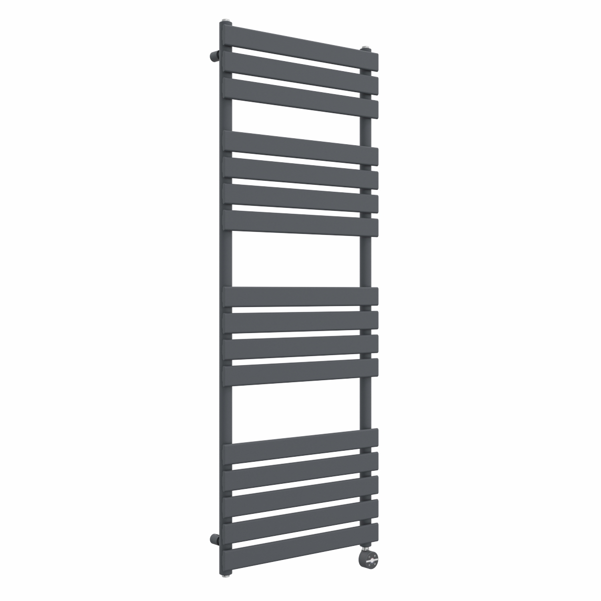 Juva 1600 x 600mm Sand Grey Flat Panel Thermostatic Touch Control Electric Heated Towel Rail