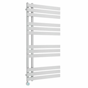 Koli 1200 x 600mm Chrome Thermostatic Touch Control Wifi Electric Heated Towel Rail