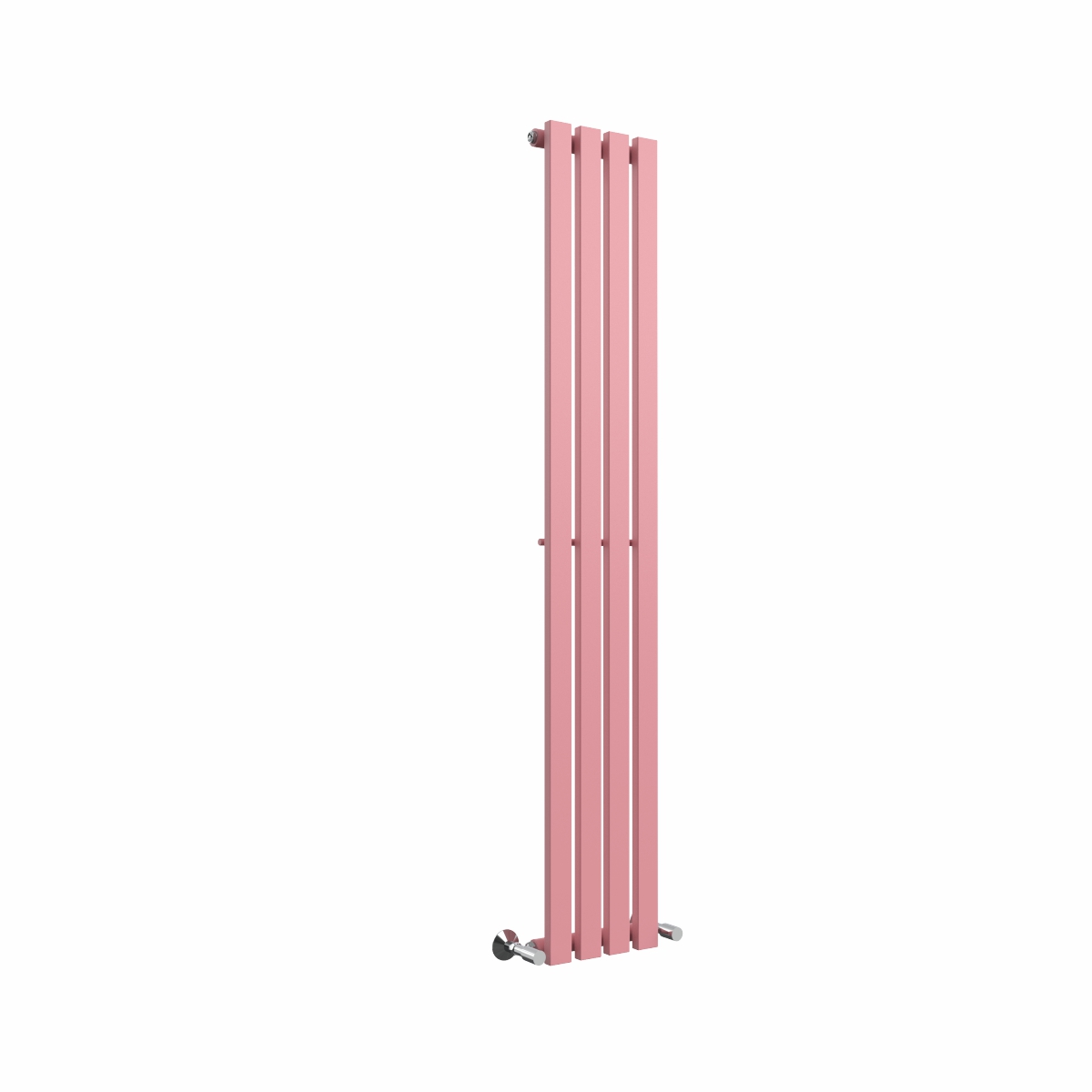 Lulea Rose Clair Pink Flat Panel Vertical Designer Radiator