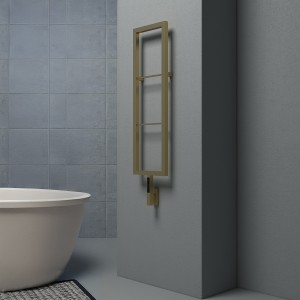 Carisa Vero Designer Stainless Steel Electric Towel Rail - Choice of Colour