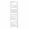 Juva 1800 x 600mm Dual Fuel White Flat Panel Simple Electric Heated Towel Rail