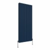 Karlstad 1600 x 682mm Sapphire Blue Double Vertical Flat Panel Designer Radiator