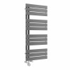 Kristiansund 1126 x 500mm Dual Fuel Gunmetal Thermostatic Touch Control Electric Heated Towel Rail
