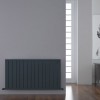 Carisa Mack 600 x 1195mm Anthracite Designer Aluminium Radiator