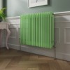 Bern 600 x 830mm Pastel Green Triple Horizontal Column Radiator
