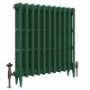 Classic  745 x 716mm  Farrow & Ball Duck Green Triple Column Cast Iron Radiator - 11 Sections