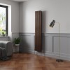Norden 1800 x 355mm Black Copper Double Vertical Oval Column Designer Radiator